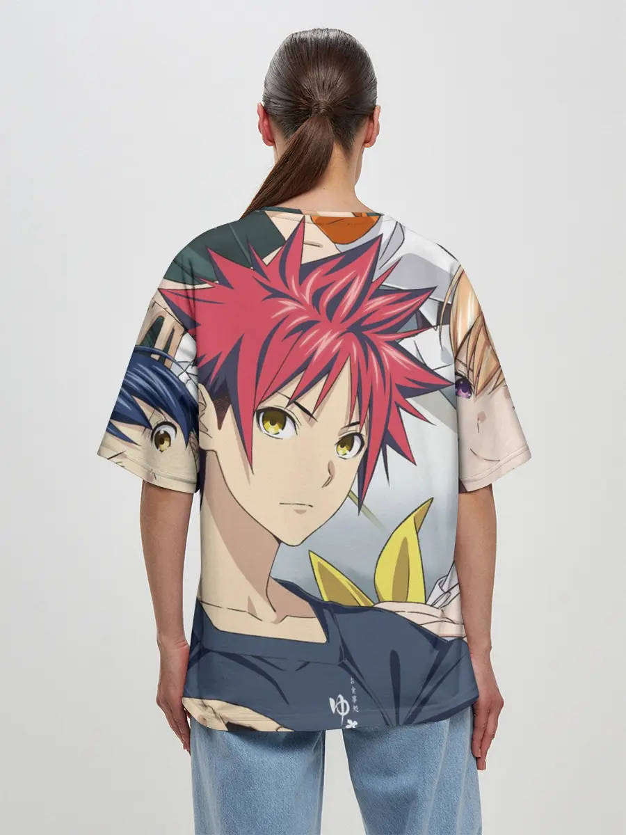 Женская футболка оверсайз / Кулинарные поединки Сомы