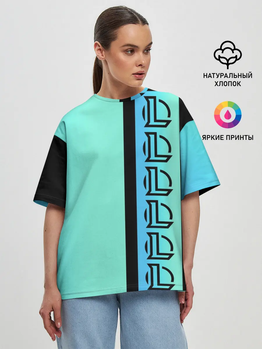 Женская футболка оверсайз / League Of Legends