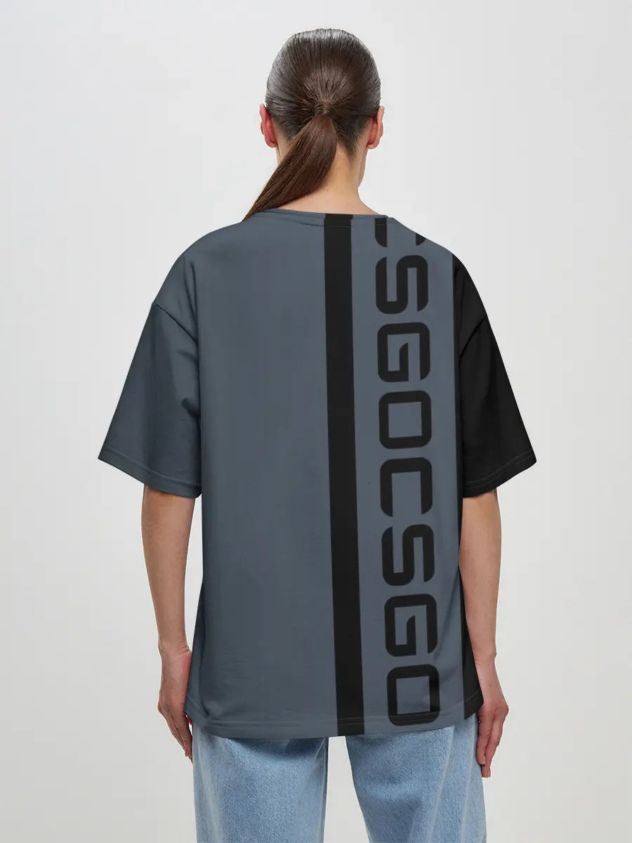 Женская футболка оверсайз / CSGO