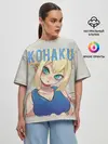 Женская футболка оверсайз / Кохаку