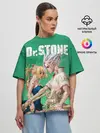 Женская футболка оверсайз / Dr. Stone