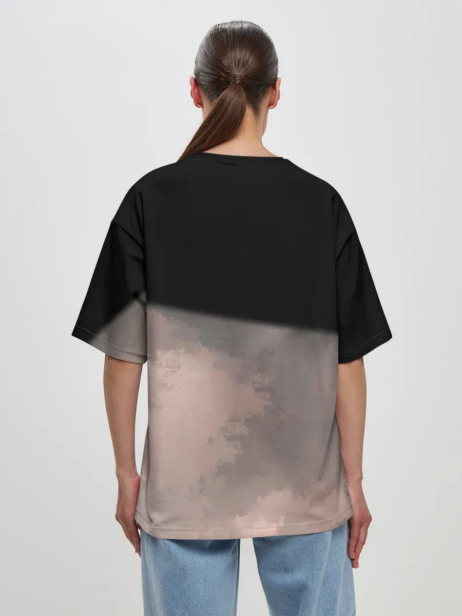 Женская футболка оверсайз / Степпенвулф из комиксов