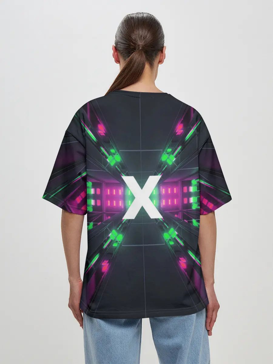 Женская футболка оверсайз / FuturX