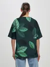 Женская футболка оверсайз / листва