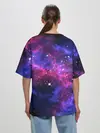 Женская футболка оверсайз / Space Panda