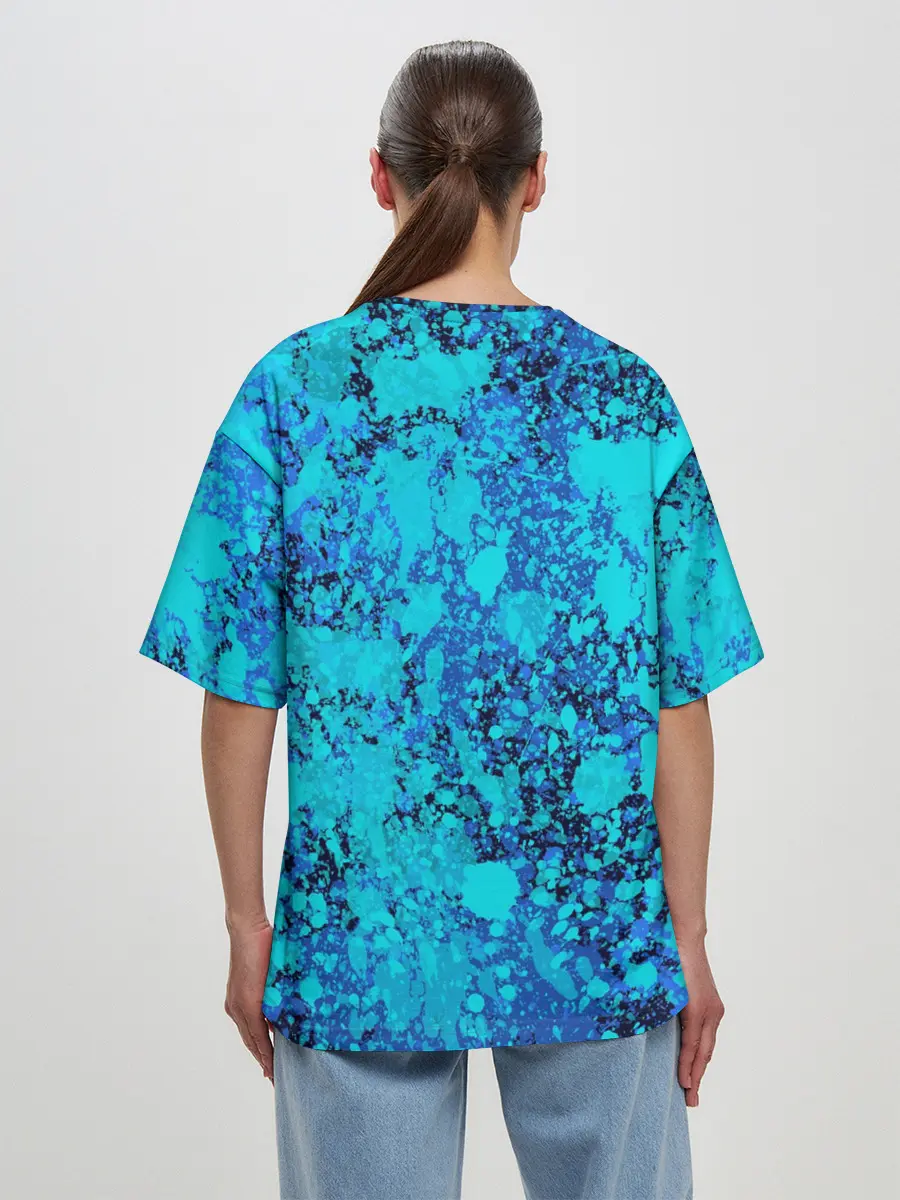 Женская футболка оверсайз / САНС