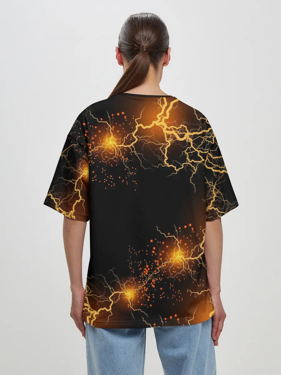 Женская футболка оверсайз / BENDY LOGO