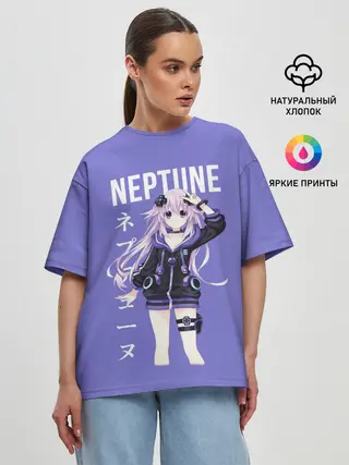 Женская футболка оверсайз / Нептун / Neptune
