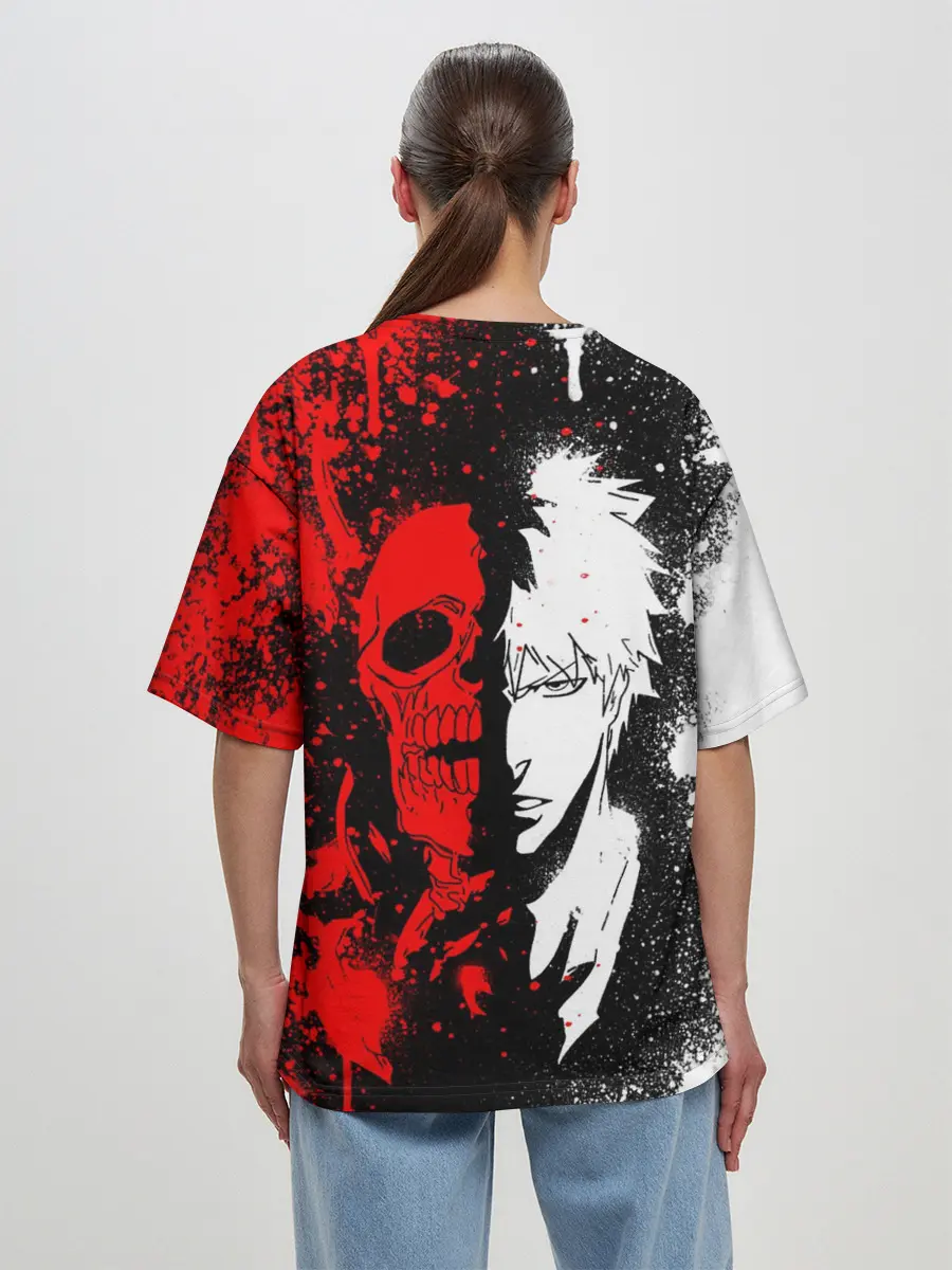 Женская футболка оверсайз / ИЧИГО БЛИЧ | ICHIGO BLEACH