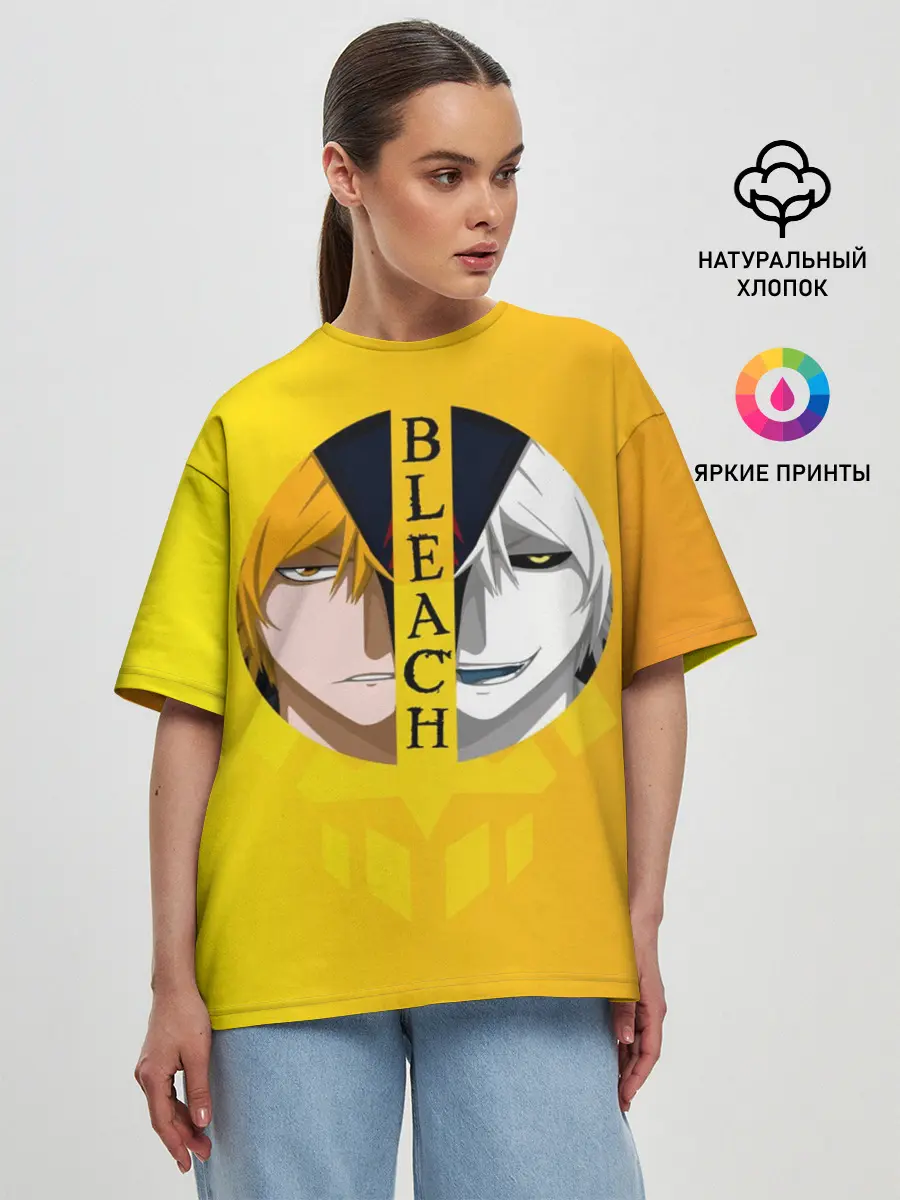 Женская футболка оверсайз / Хичиго Bleach