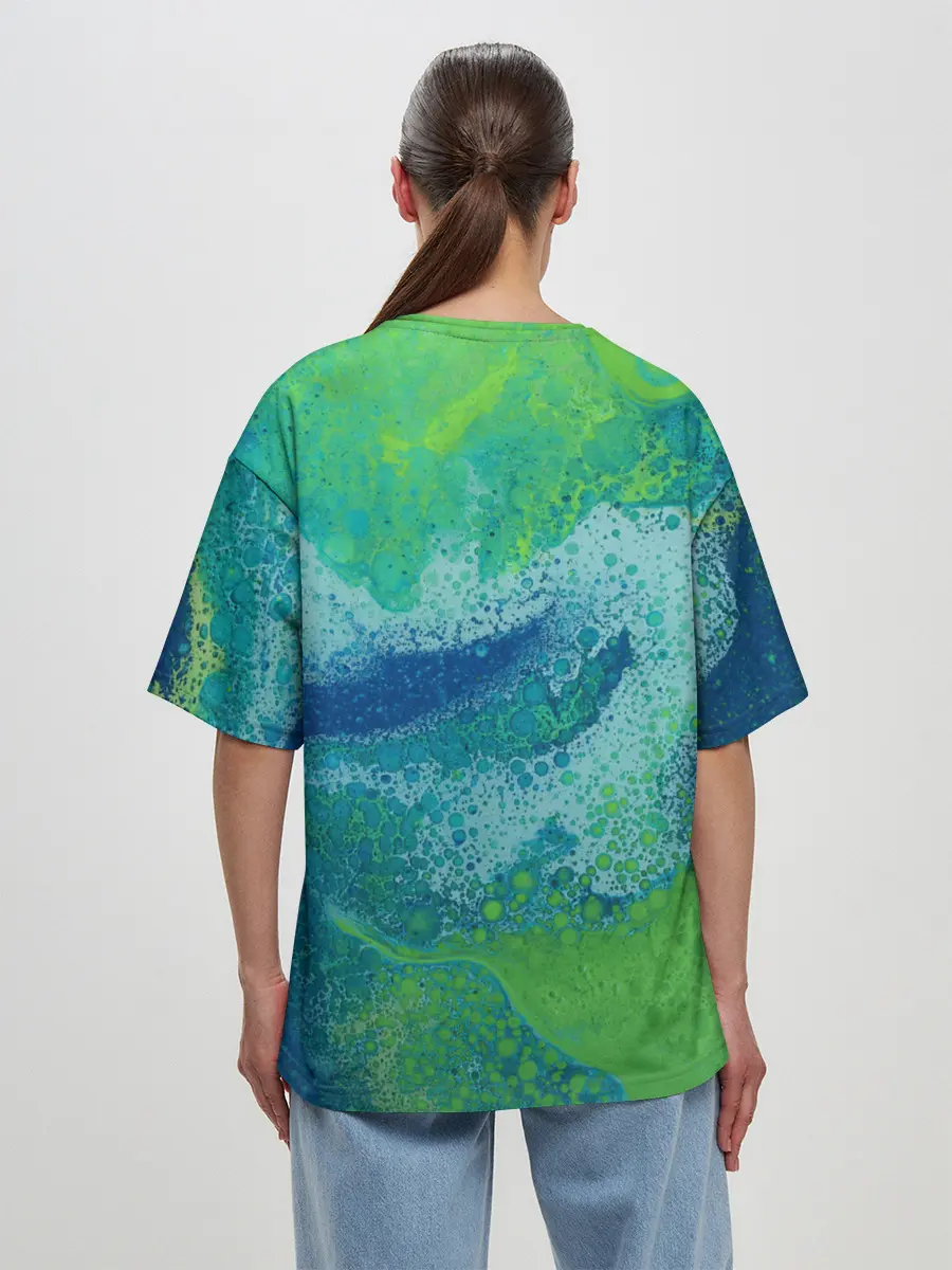 Женская футболка оверсайз / Художественная Тина