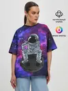 Женская футболка оверсайз / Distant galaxy