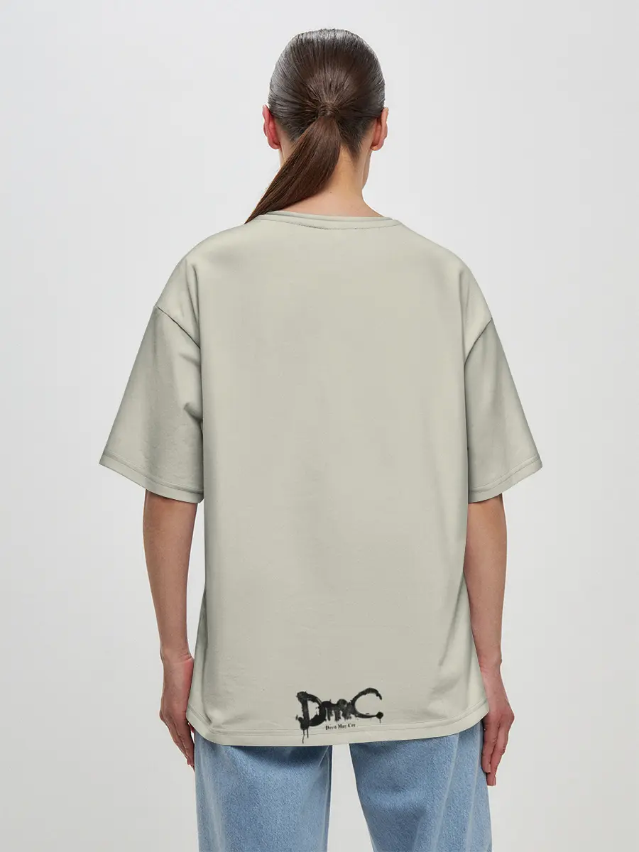 Женская футболка оверсайз / Nero Big head