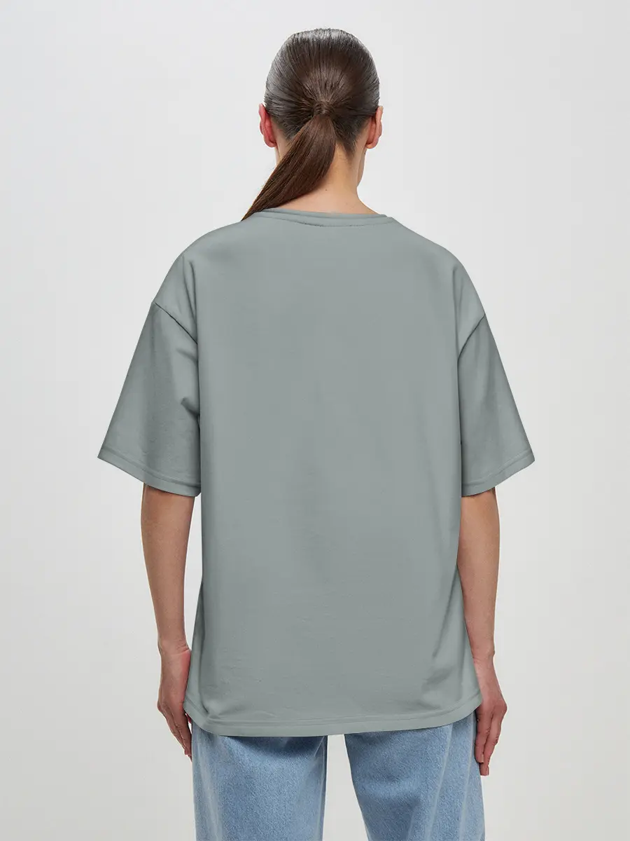 Женская футболка оверсайз / КиберГеральт