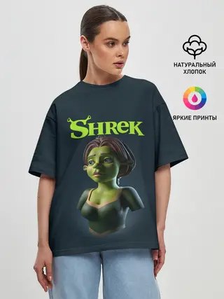 Женская футболка оверсайз / Fiona | Фиона