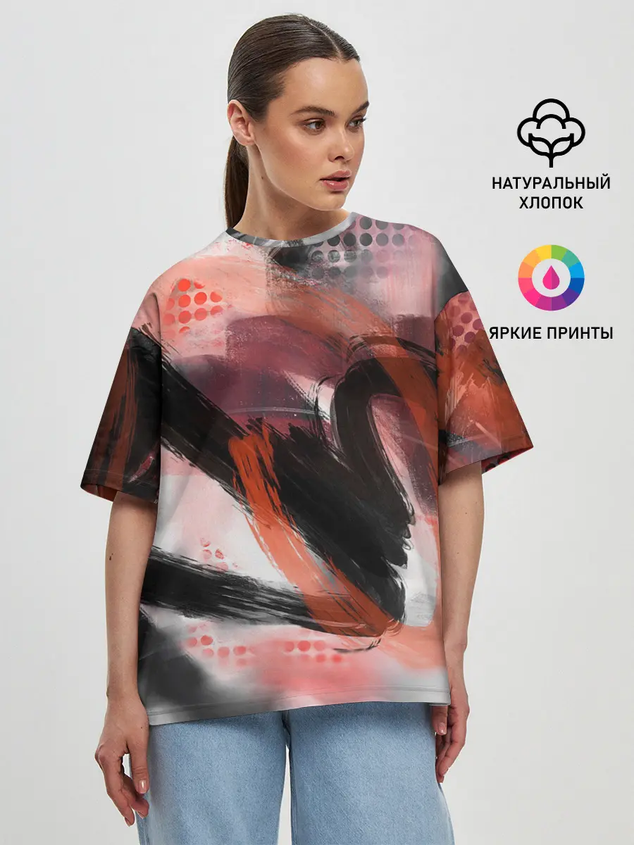 Женская футболка оверсайз / MAY