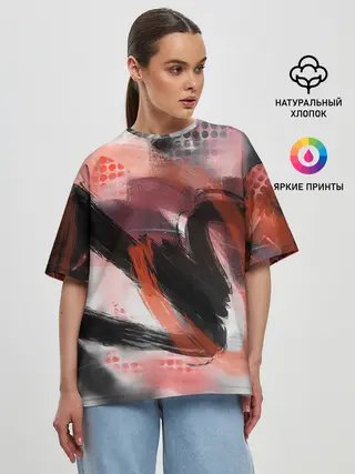 Женская футболка оверсайз / MAY