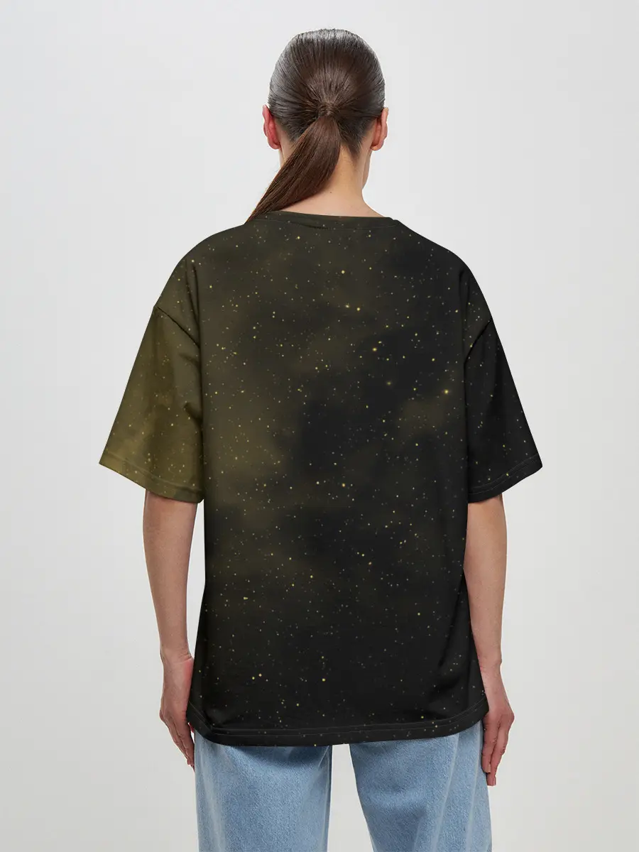 Женская футболка оверсайз / Танджиро и Незуко Kimetsu no Yaiba