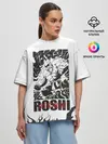 Женская футболка оверсайз / Roshi