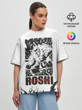 Женская футболка оверсайз / Roshi