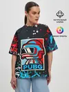 Женская футболка оверсайз / PUBG / ПАБГ / ПОРТРЕТ