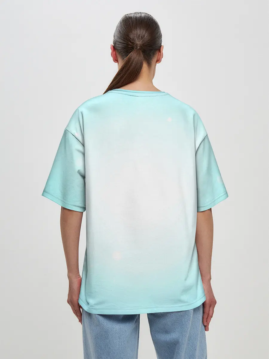 Женская футболка оверсайз / Иноске Хашибира Kimetsu no Yaiba