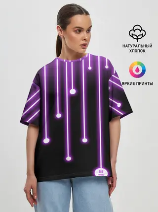Женская футболка оверсайз / LIGHT