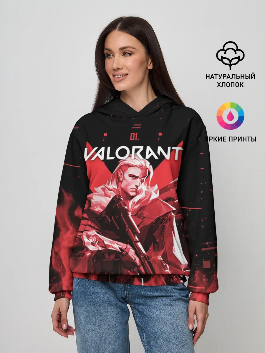 Женское худи / VALORANT SOVA