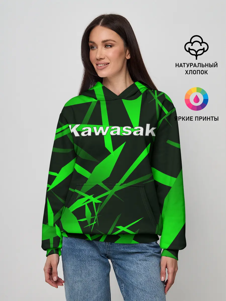 Женское худи / Kawasaki