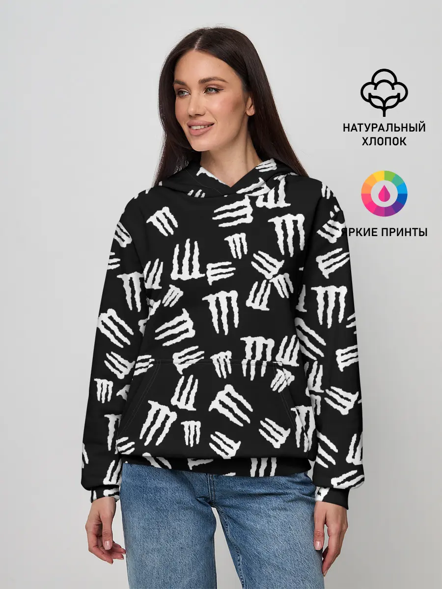 Женское худи / MONSTER ENERGY