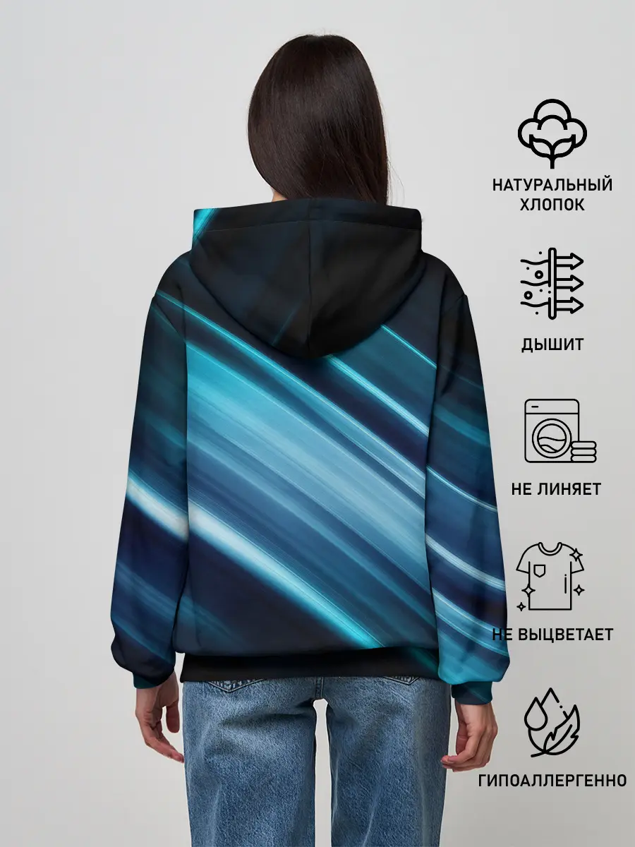 Женское худи / GEOMETRY STRIPES