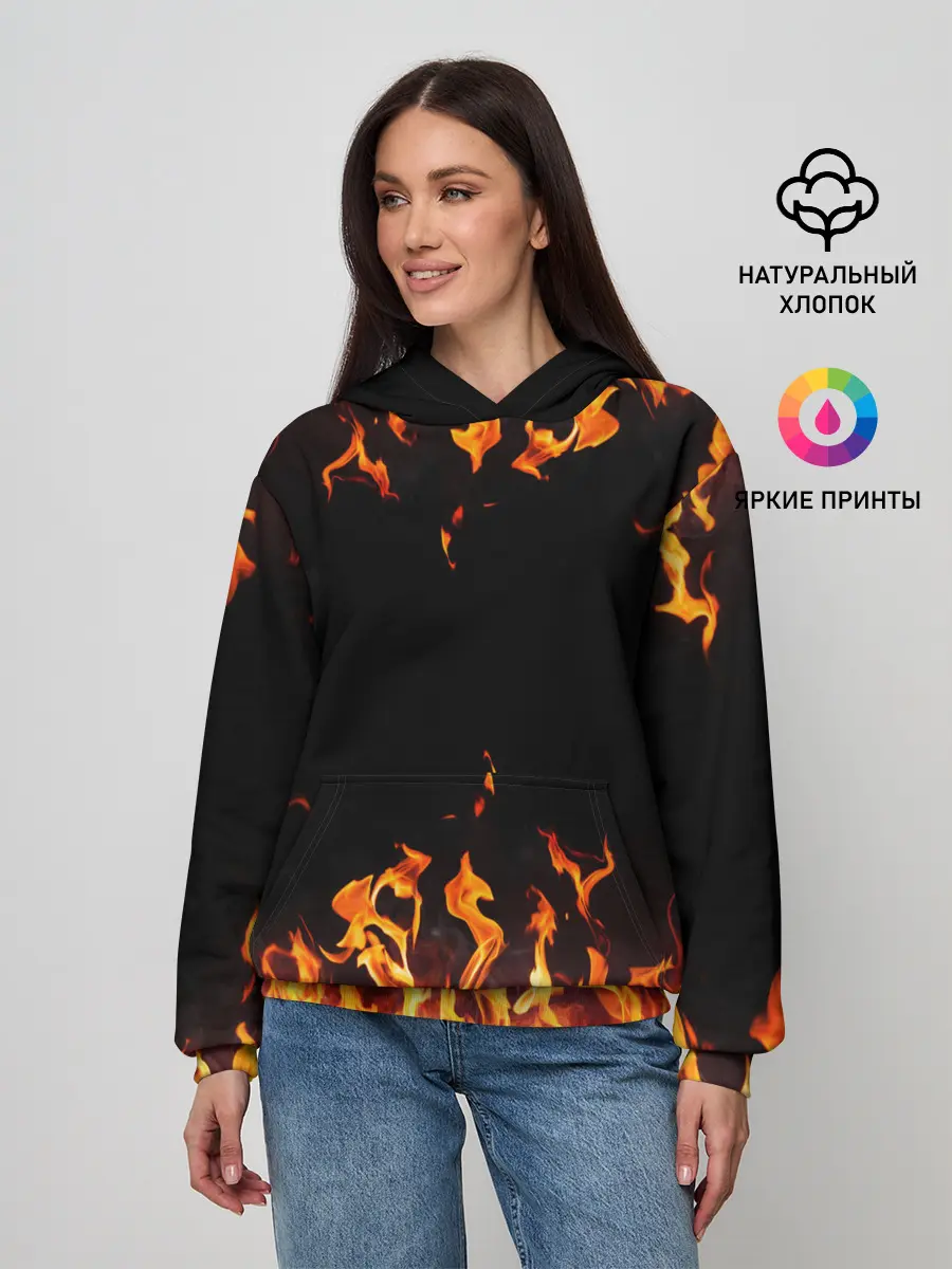 Женское худи / FIRE | ОГОНЬ