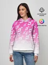 Женское худи / Паттерн розовый джоджо