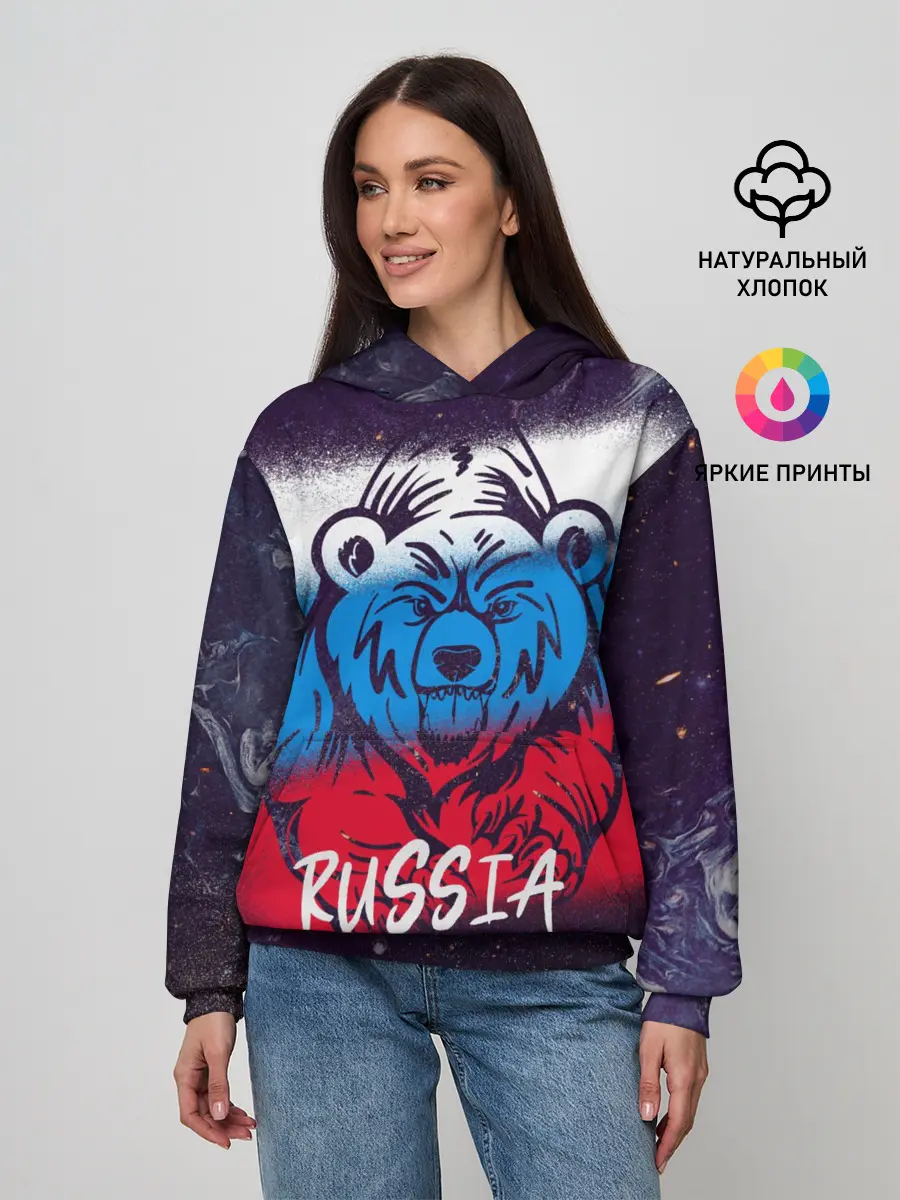 Женское худи / Russia Bear