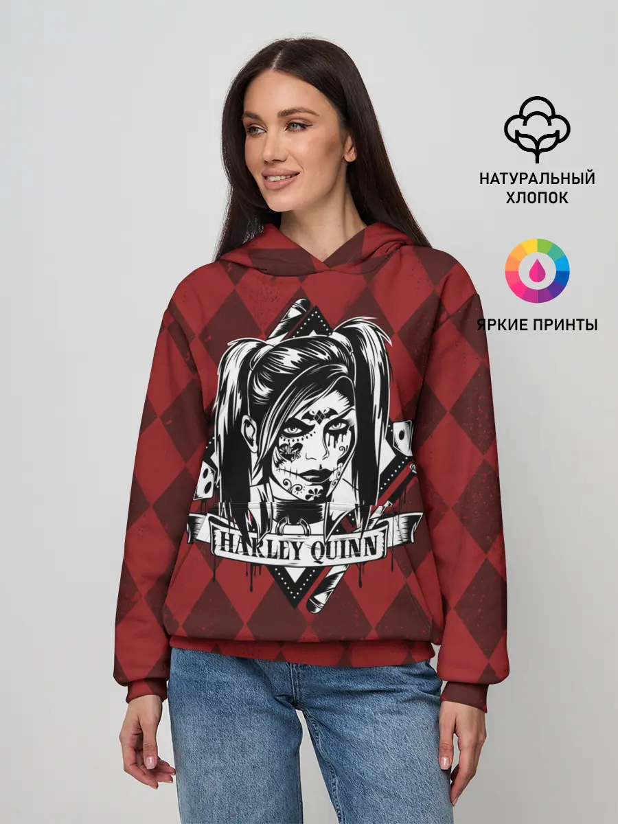 Женское худи / Harley Quinn