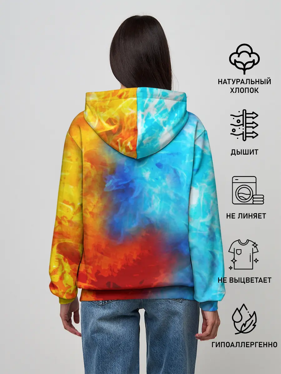 Женское худи / Sans | Огни