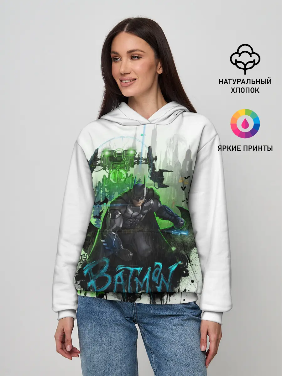 Женское худи / Batman: Arkham Knight
