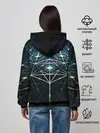 Женское худи / CYBERWORLD ABSTRACT