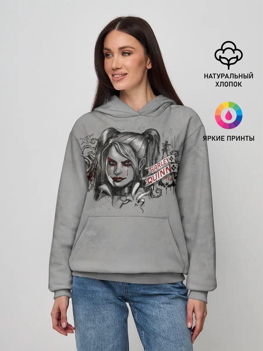 Женское худи / Harley Quinn