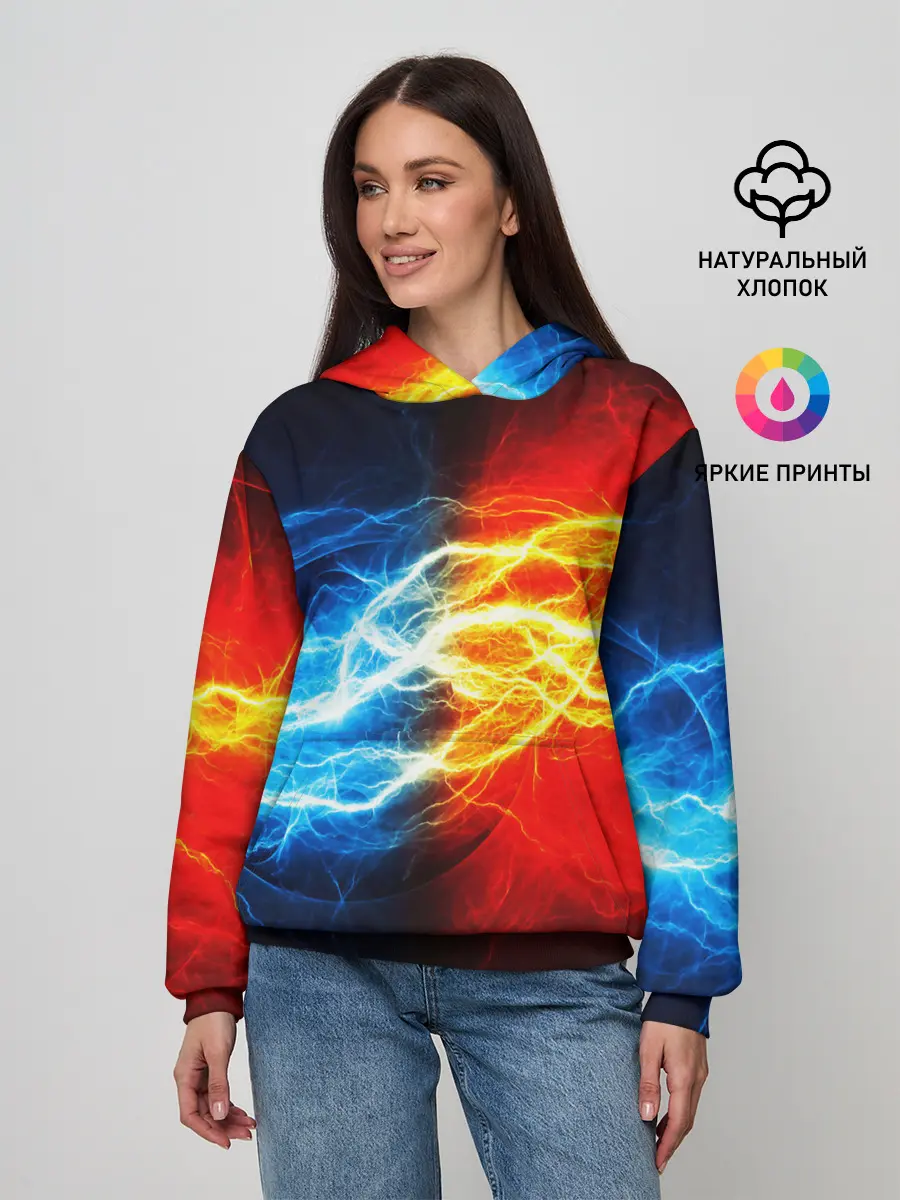 Женское худи / БИТВА МОЛНИЙ