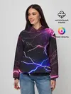 Женское худи / НЕОНОВЫЕ МОЛНИИ