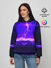 Женское худи / НЕОНОВЫЕ МОЛНИИ