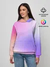 Женское худи / светлый градиент розовый мода