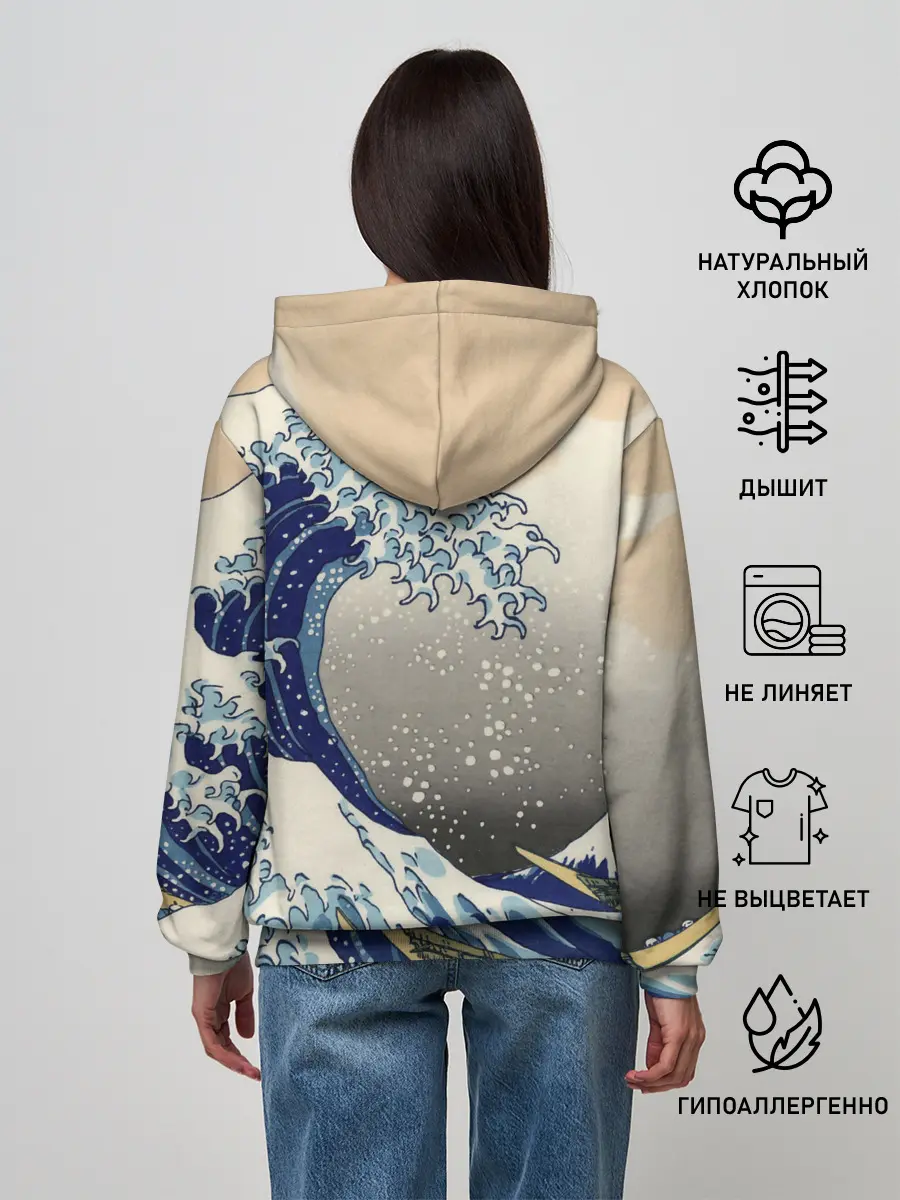 Женское худи / ЯПОНСКАЯ КАРТИНА