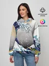 Женское худи / The great wave off kanagawa