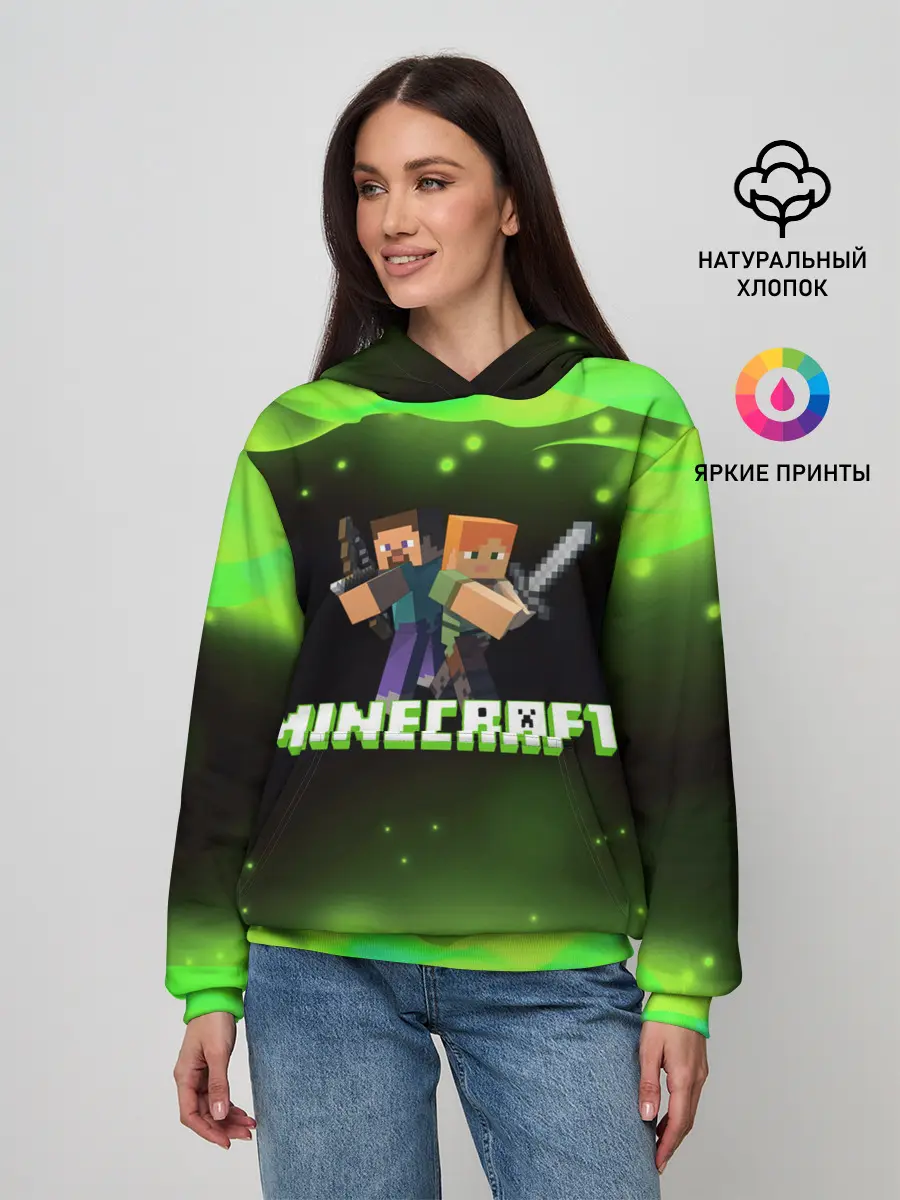 Женское худи / Minecraft 1