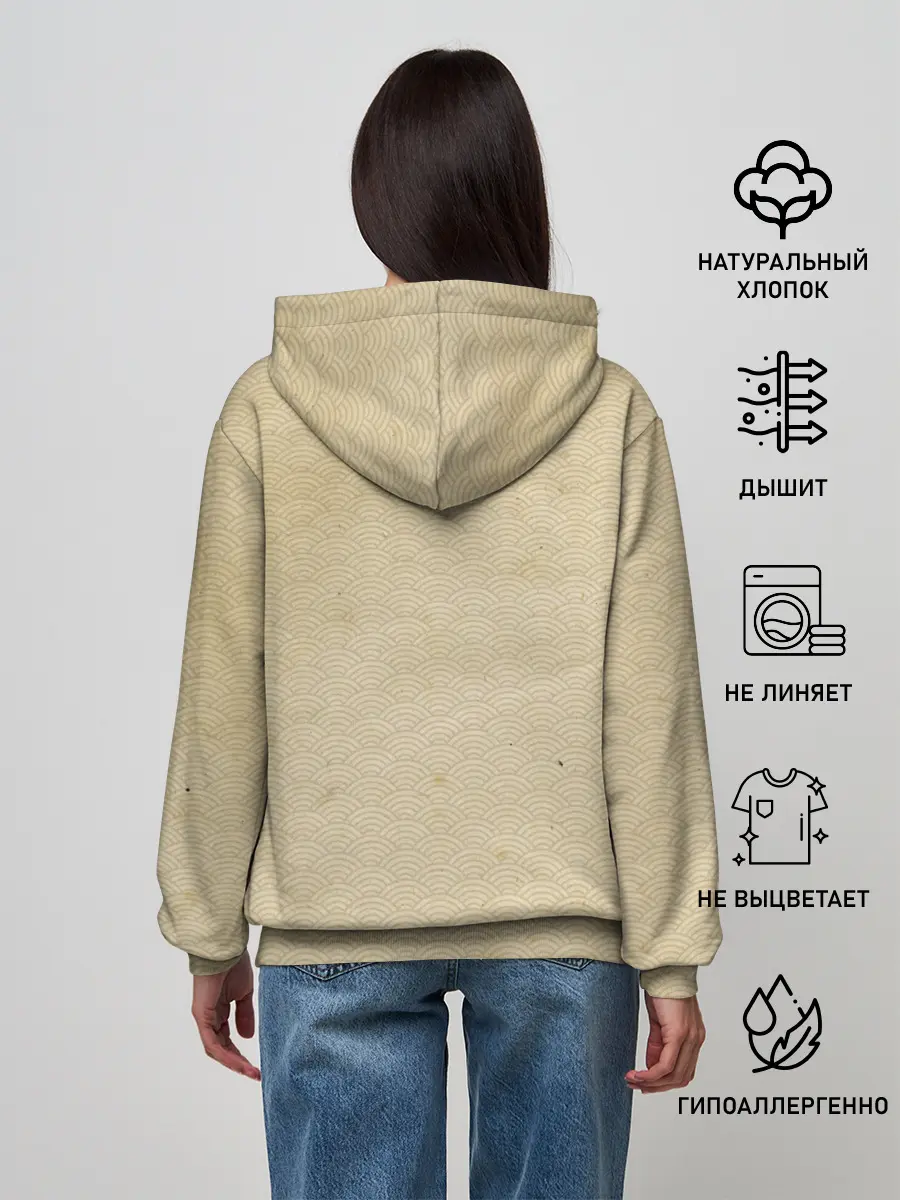 Женское худи / Золотая рыба кои