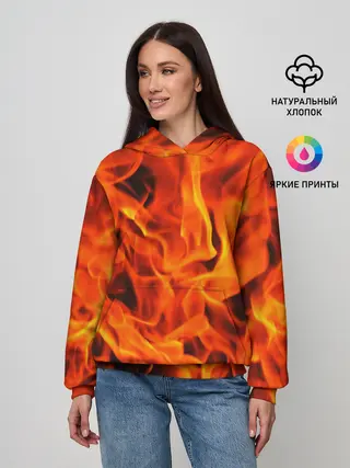 Женское худи / ОГОНЬ