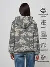 Женское худи / Цифровой камуфляж