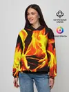 Женское худи / В ОГНЕ